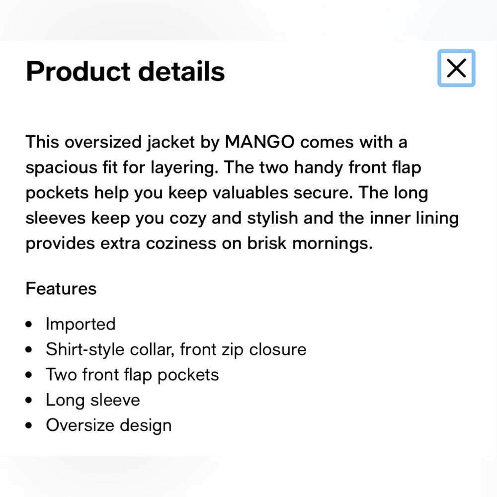 MANGO Flap Pocket Jacket - Picture 4 of 4